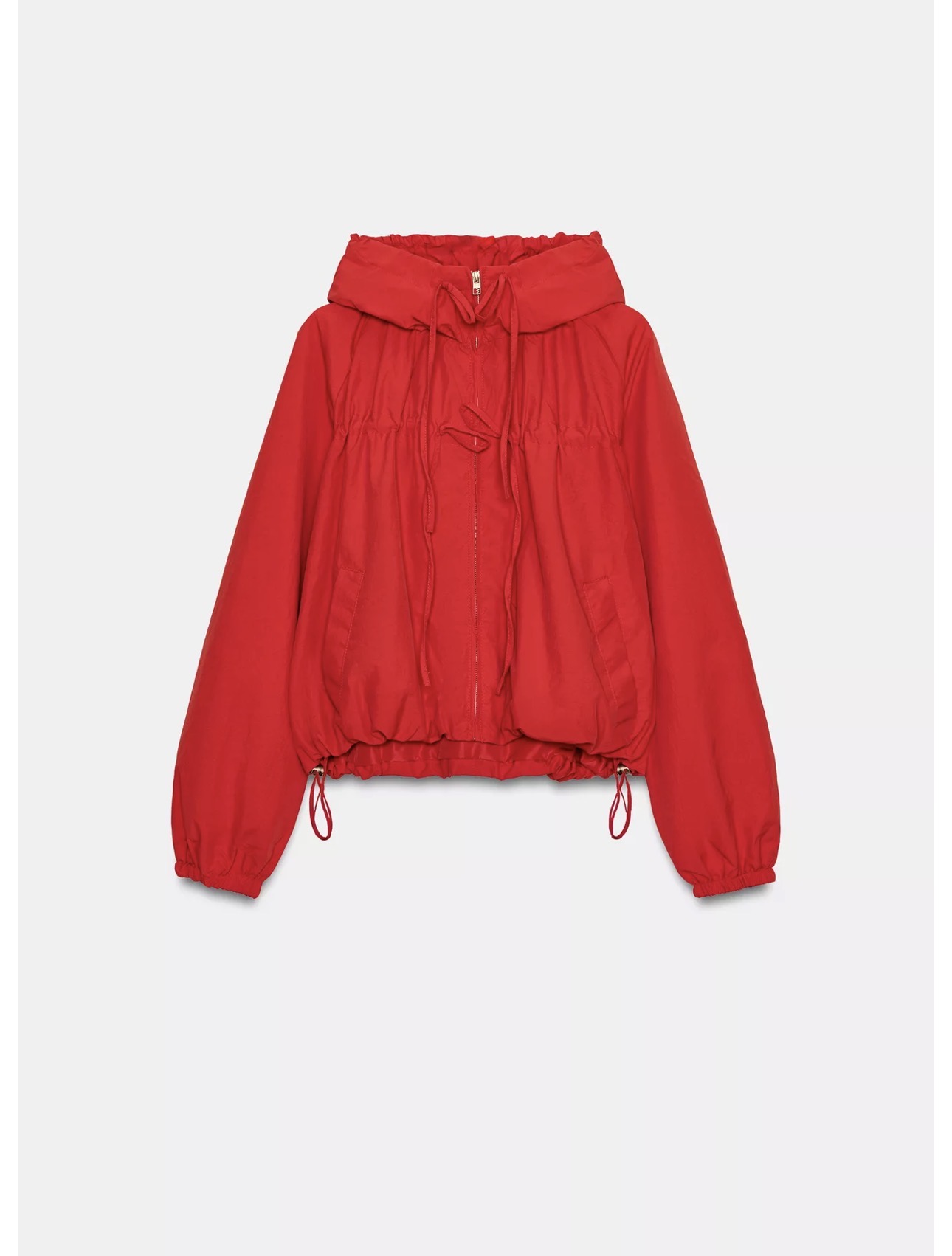 Zara Nylon Tie Jacket Red Ref 4749/720/600